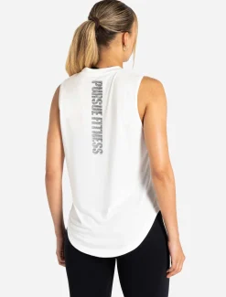 Oversized Graphic Tank White
