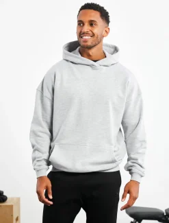 Oversized Hoodie Grey Marl