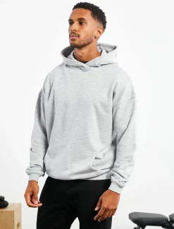 Oversized Hoodie Grey Marl