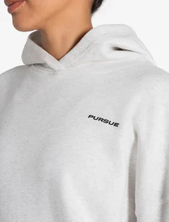 Oversized Hoodie Light Melange Grey