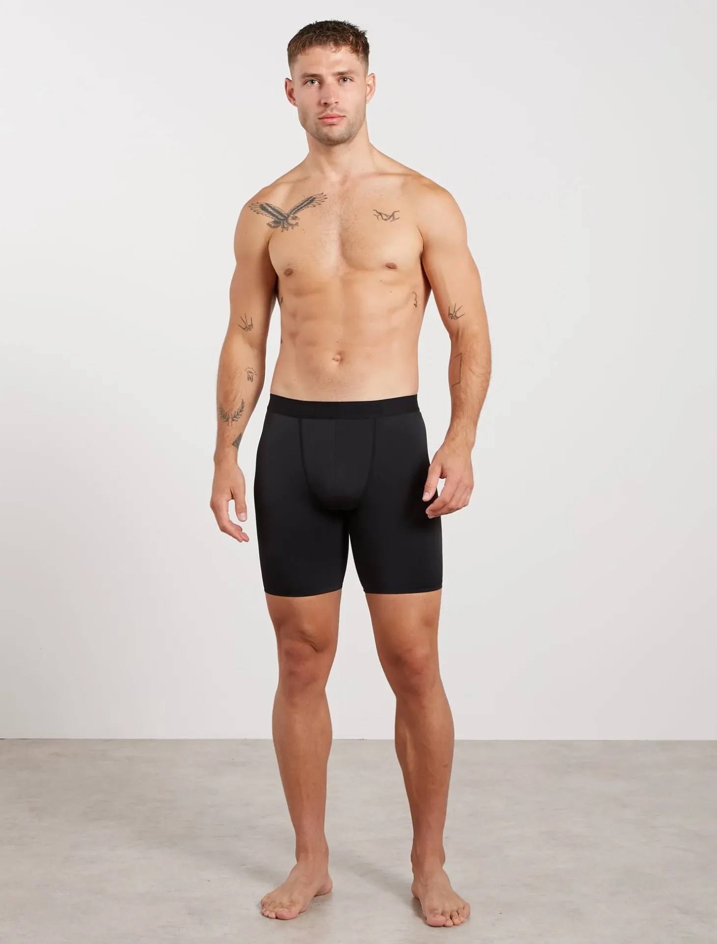 Performance Boxers Black (Long Length)