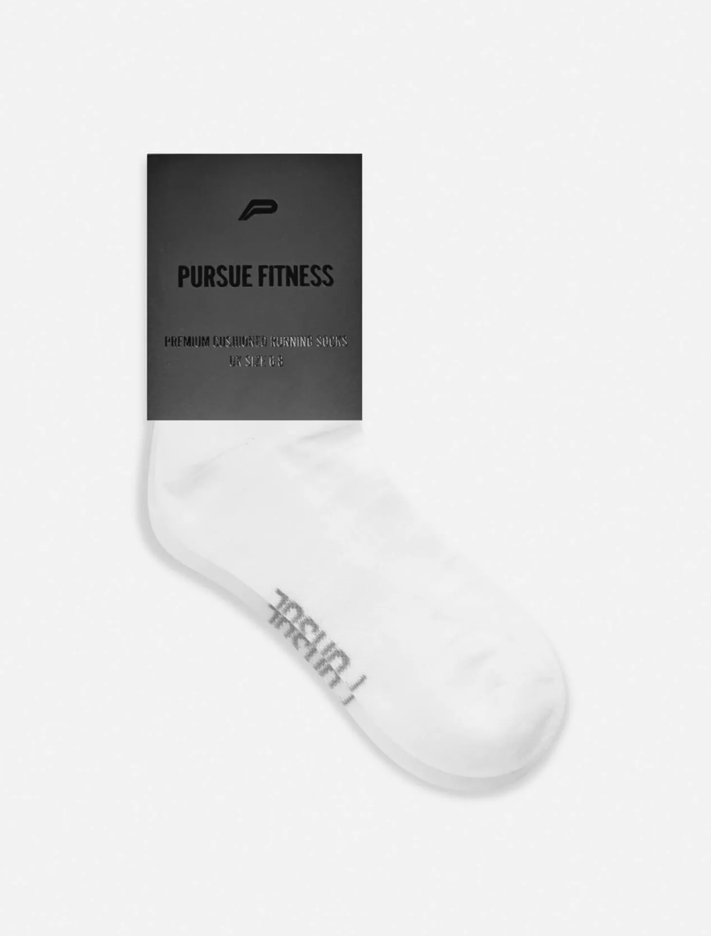 Premium Cushioned Running Socks White