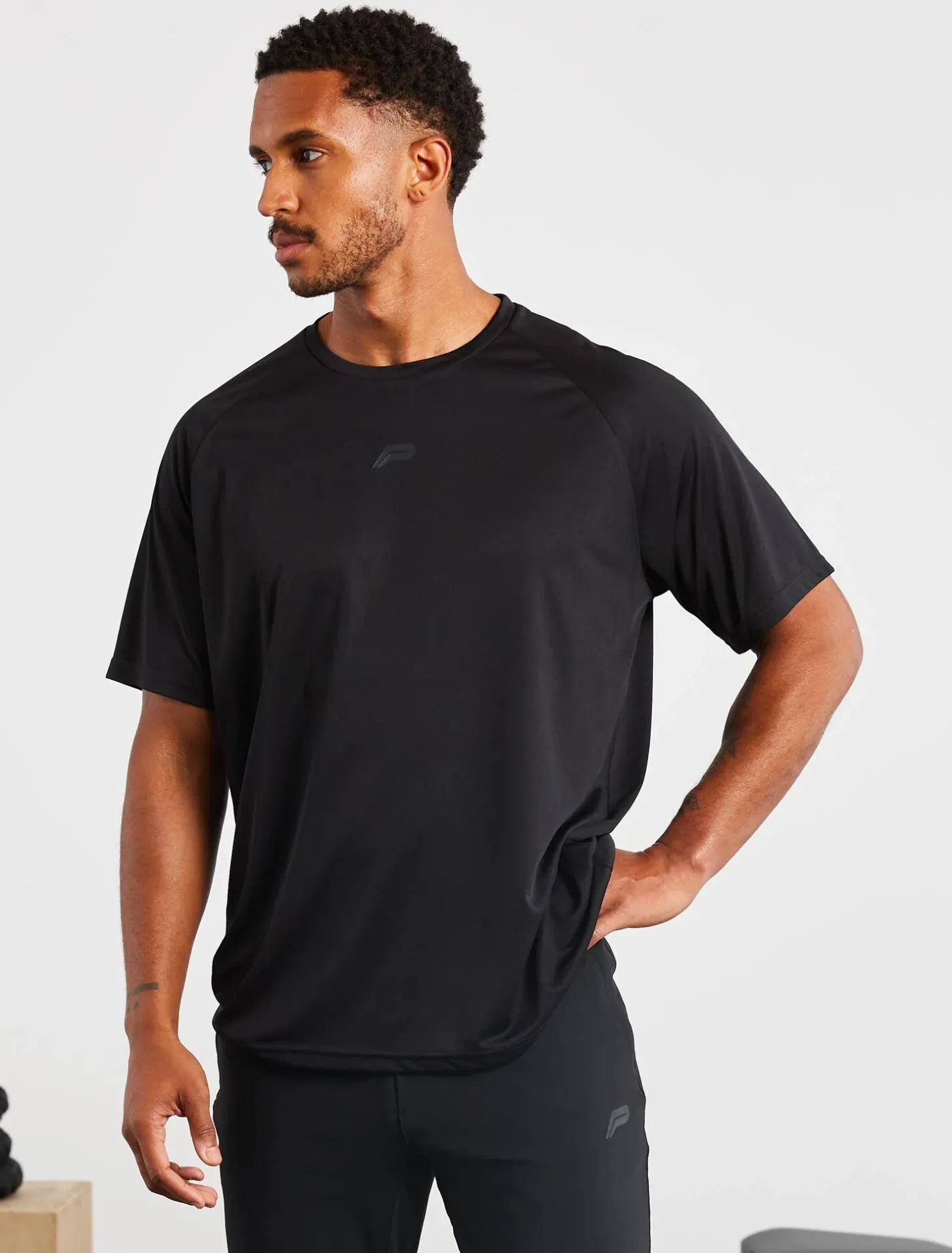 Relaxed Fit Training T-Shirt Black