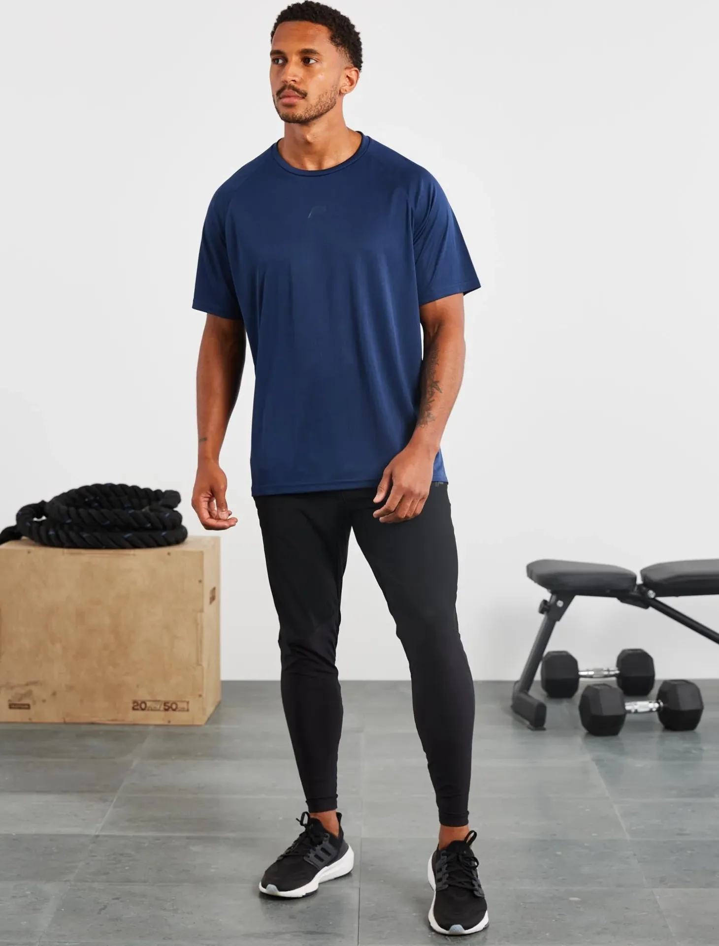 Relaxed Fit Training T-Shirt Navy