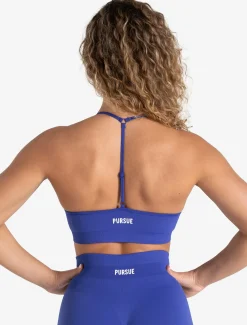 Scrunch Seamless Adjustable Sports Bra Cobalt Blue