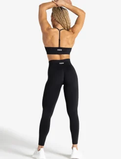 Scrunch Seamless Adjustable Sports Bra Black