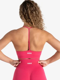 Scrunch Seamless Adjustable Sports Bra Bubblegum Pink