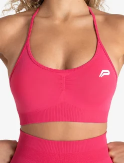 Scrunch Seamless Adjustable Sports Bra Bubblegum Pink