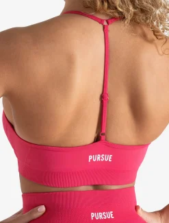 Scrunch Seamless Adjustable Sports Bra Bubblegum Pink