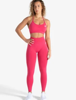 Scrunch Seamless Adjustable Sports Bra Bubblegum Pink