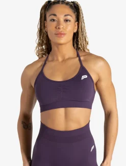Scrunch Seamless Adjustable Sports Bra Blackberry