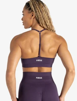 Scrunch Seamless Adjustable Sports Bra Blackberry