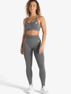Scrunch Seamless Adjustable Sports Bra Mid Grey