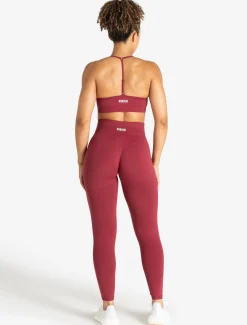 Scrunch Seamless Adjustable Sports Bra Raspberry