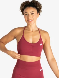 Scrunch Seamless Adjustable Sports Bra Raspberry