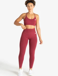 Scrunch Seamless Adjustable Sports Bra Raspberry