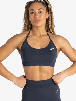 Scrunch Seamless Adjustable Sports Bra Midnight Blue