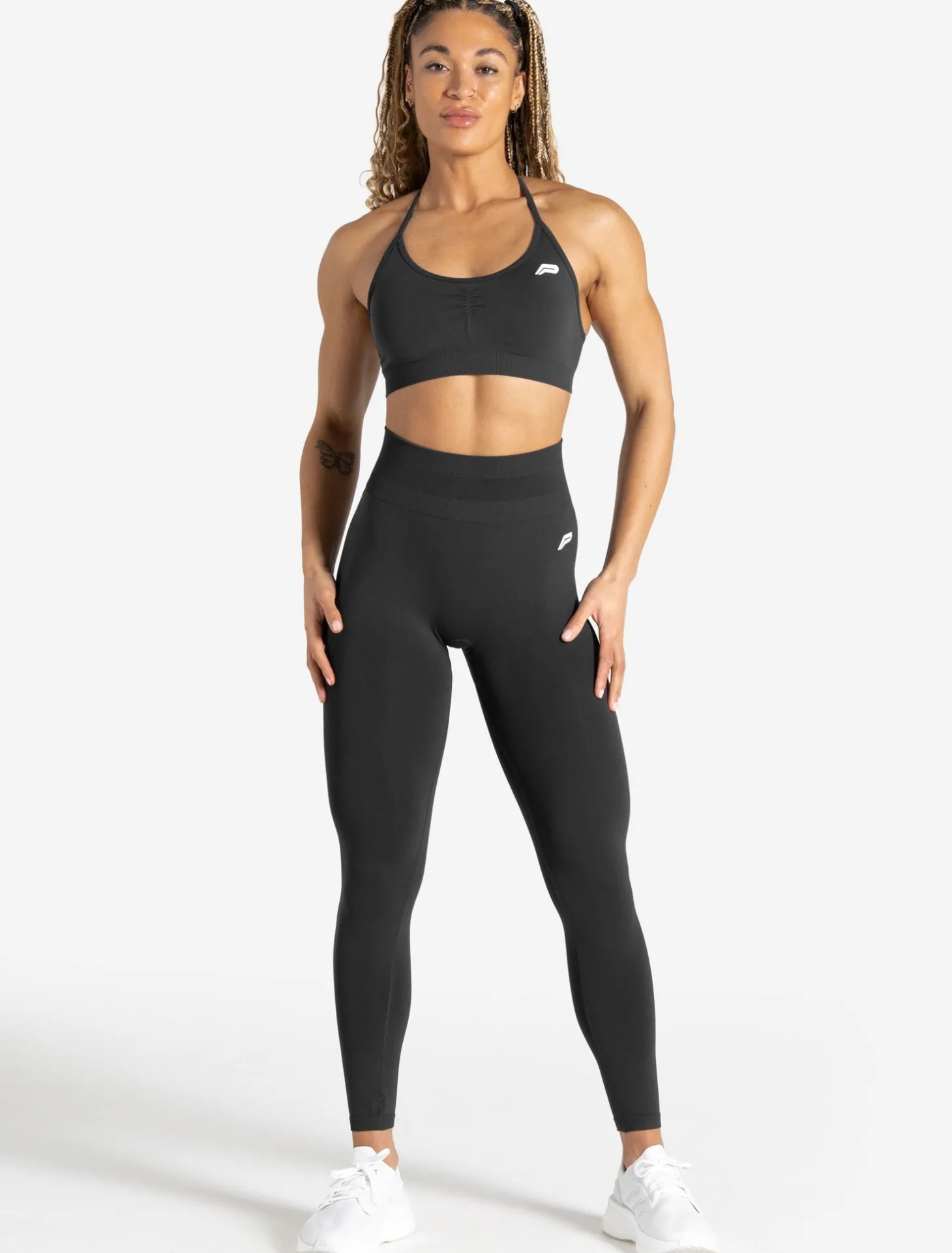 Scrunch Seamless Adjustable Sports Bra Woodland Grey