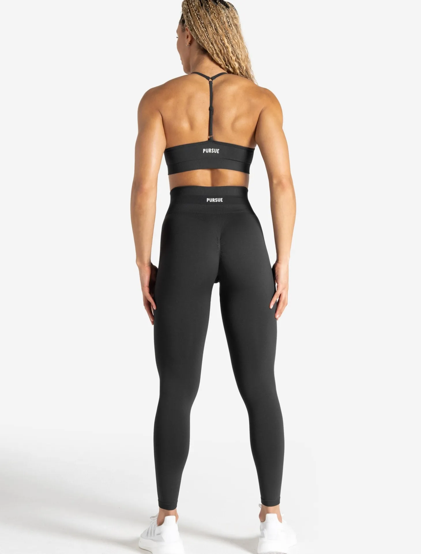 Scrunch Seamless Adjustable Sports Bra Woodland Grey