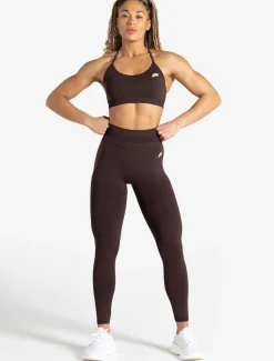 Scrunch Seamless Adjustable Sports Bra Chocolate Plum