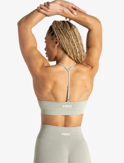 Scrunch Seamless Adjustable Sports Bra Sage