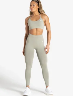 Scrunch Seamless Adjustable Sports Bra Sage