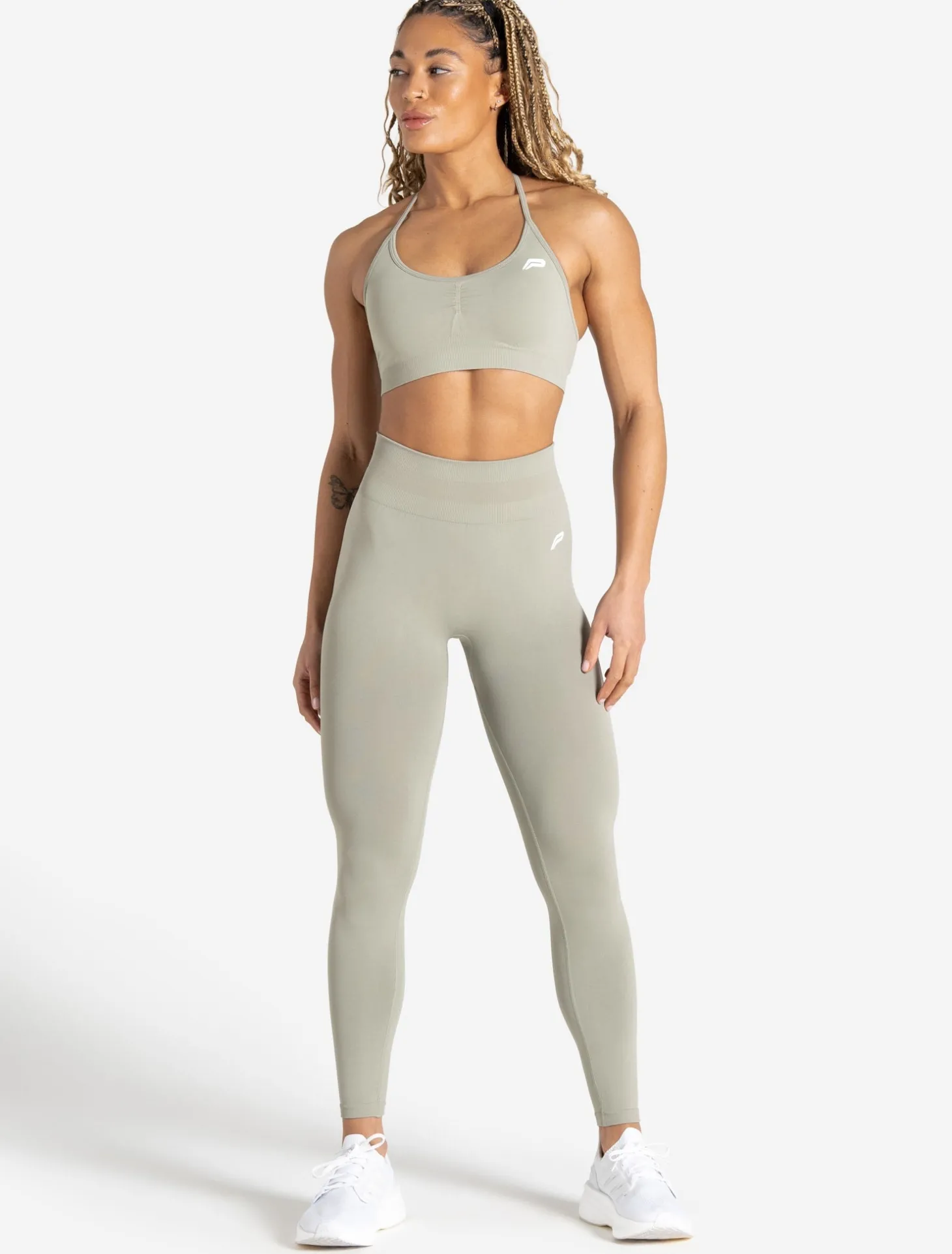 Scrunch Seamless Adjustable Sports Bra Sage