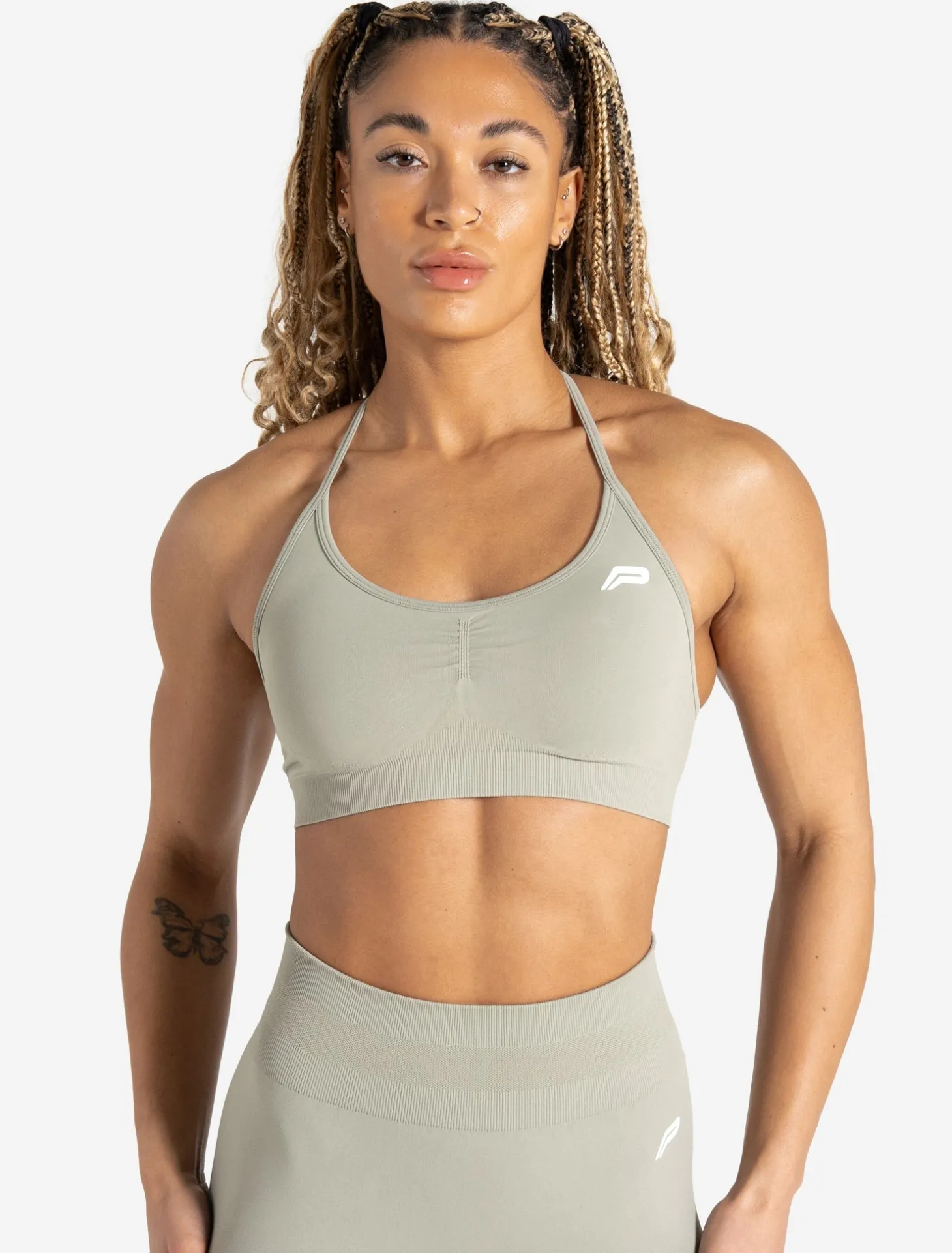 Scrunch Seamless Adjustable Sports Bra Sage