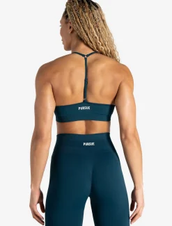 Scrunch Seamless Adjustable Sports Bra Dark Teal