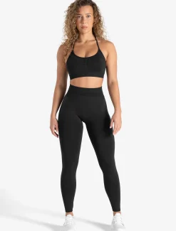 Scrunch Seamless Adjustable Sports Bra Blackout