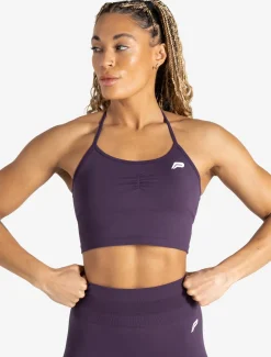 Scrunch Seamless Built-in Bra Tank Blackberry