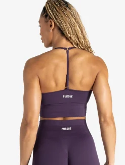Scrunch Seamless Built-in Bra Tank Blackberry
