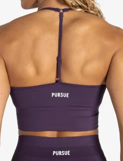 Scrunch Seamless Built-in Bra Tank Blackberry