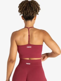Scrunch Seamless Built-in Bra Tank Raspberry