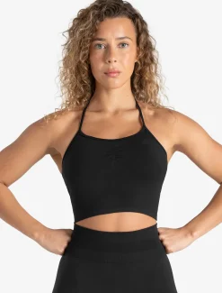 Scrunch Seamless Built-in Bra Tank Blackout