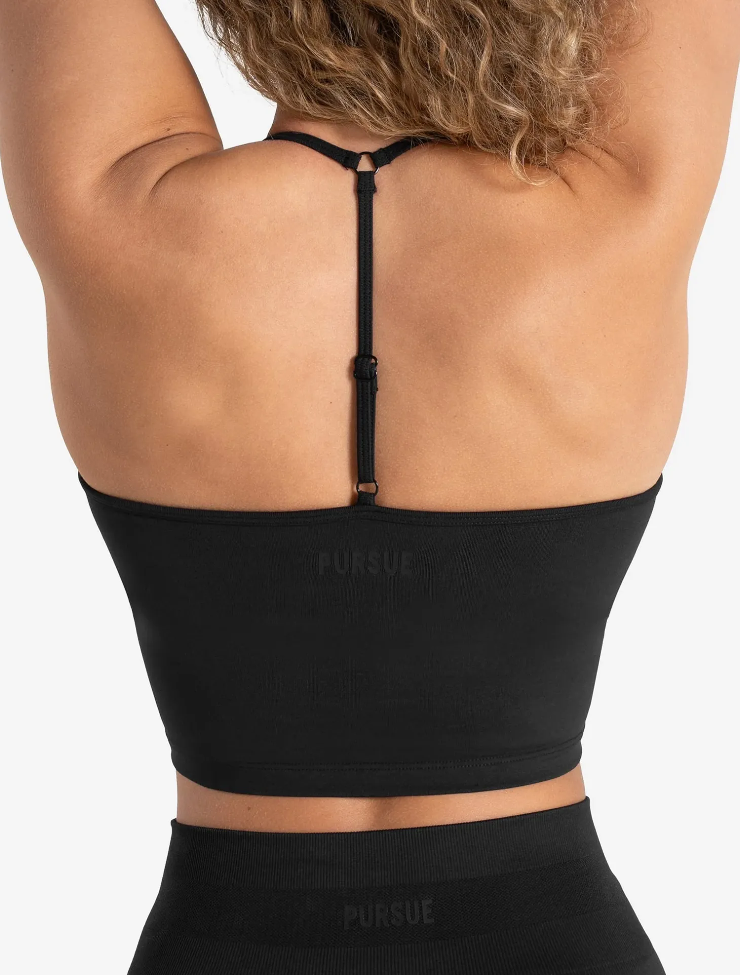 Scrunch Seamless Built-in Bra Tank Blackout
