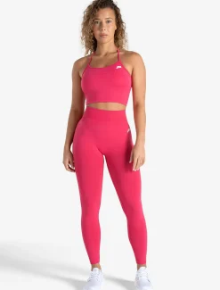 Scrunch Seamless Built-in Bra Tank Bubblegum Pink