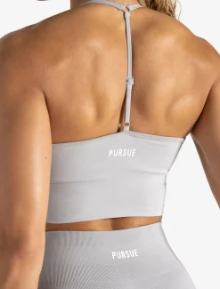 Scrunch Seamless Built-in Bra Tank Grey