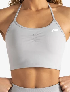 Scrunch Seamless Built-in Bra Tank Grey