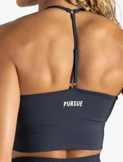 Scrunch Seamless Built-in Bra Tank Midnight Blue