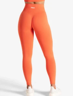 Scrunch Seamless Leggings Bright Coral