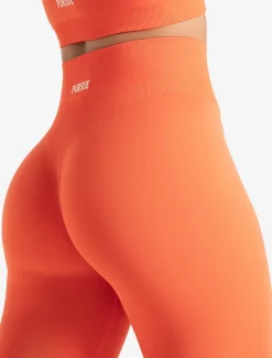 Scrunch Seamless Leggings Bright Coral