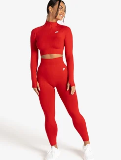 Scrunch Seamless Leggings Candy Red
