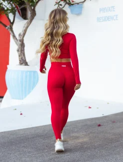 Scrunch Seamless Leggings Candy Red