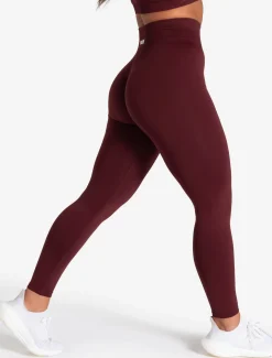 Scrunch Seamless Leggings Dark Cherry