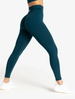 Scrunch Seamless Leggings Dark Teal