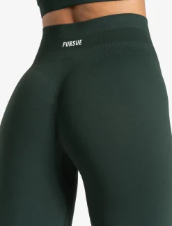 Scrunch Seamless Leggings Forest Green