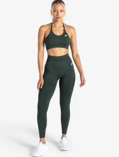 Scrunch Seamless Leggings Forest Green