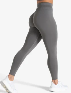 Scrunch Seamless Leggings Mid Grey