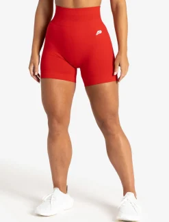 Scrunch Seamless Shorts Candy Red